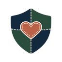 MemoryGuard quilted heart shield